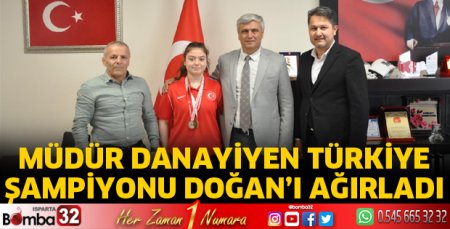 Türkiye Şampiyonu Bade Su Doğan’ı ağırladı