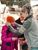 O bir AFAD gönüllüsü: 2 haftadır bölgede canla başla çalışıyor