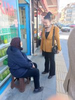 Ayşe Yıldırım esnafları geziyor
