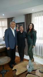 MHP Milletvekili A. Adayı Nuray Sağlam, Yusuf Ziya Günaydın’ı ziyaret etti