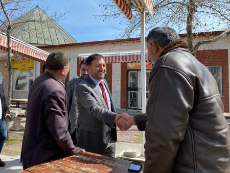 Osman Zabun, Adalet Sarayı'nda personeli ziyaret etti
