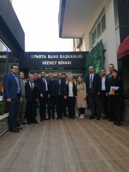 Milletvekili Cesur, Isparta Barosu’nu ziyaret etti