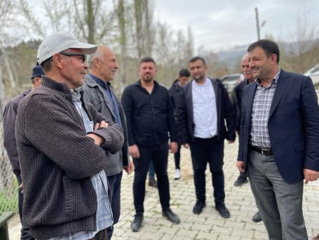 Osman Zabun Sütçüler'de köyleri tek tek gezdi