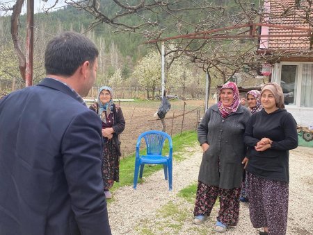 Osman Zabun Sütçüler'de köyleri tek tek gezdi