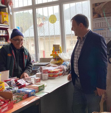 Osman Zabun Sütçüler'de köyleri tek tek gezdi