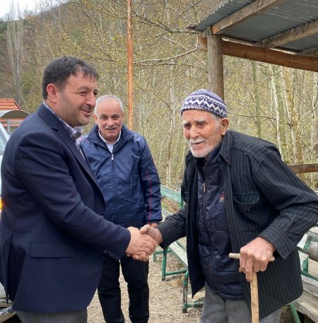 Osman Zabun Sütçüler'de köyleri tek tek gezdi