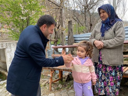 Osman Zabun Sütçüler'de köyleri tek tek gezdi