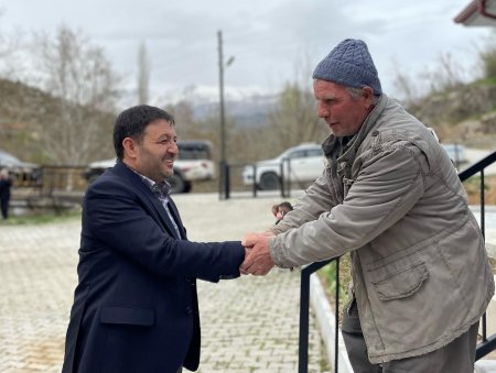 Osman Zabun Sütçüler'de köyleri tek tek gezdi