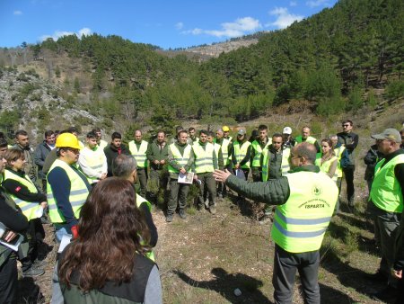 Isparta Orman Bölge Müdürlüğünden yerinde eğitim