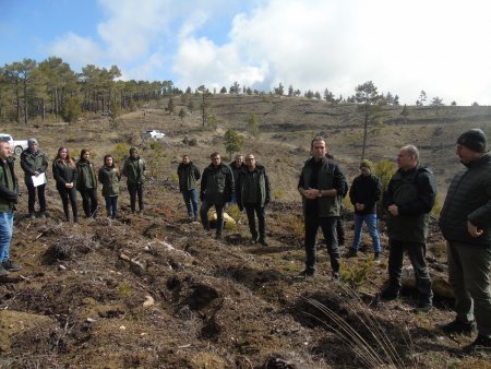 Isparta Orman Bölge Müdürlüğünden yerinde eğitim