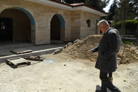 Millet Bahçesi camisindeki çalışmalarda sona gelindi