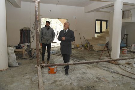 Millet Bahçesi camisindeki çalışmalarda sona gelindi