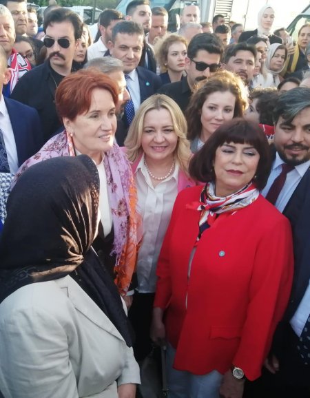 İyi Parti Lideri Akşener, Cesur’u yanından ayırmadı