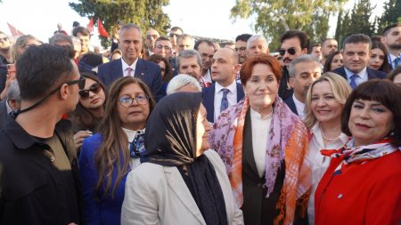 İyi Parti Lideri Akşener, Cesur’u yanından ayırmadı