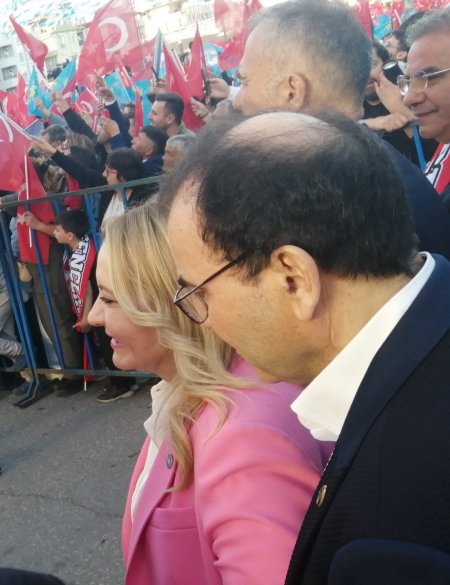 İyi Parti Lideri Akşener, Cesur’u yanından ayırmadı