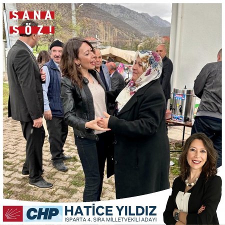 Hatice Yıldız’a Aksu’da büyük ilgi 