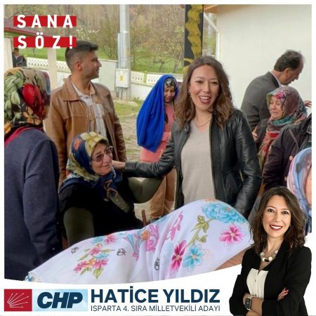 Hatice Yıldız’a Aksu’da büyük ilgi 
