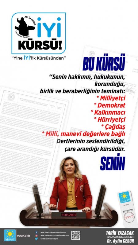Cesur’dan Isparta anketleriyle ilgili açıklama: İyi Parti birinci