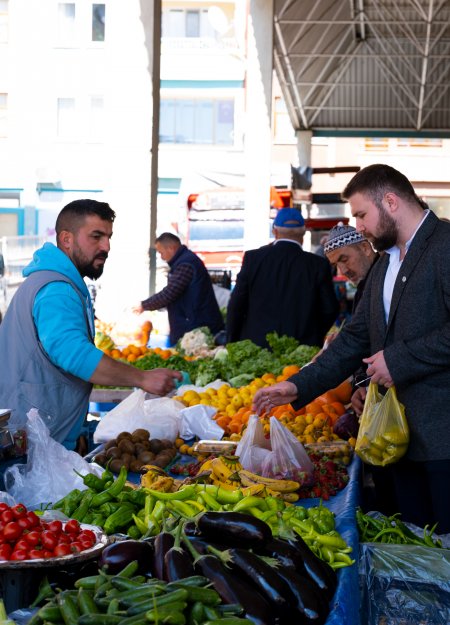 Memleket Partisi milletvekili adayı Harun Hakeri Yalvaç'ta 