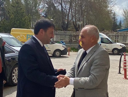 Osman Zabun'dan PTT başmüdürlüğüne ziyaret