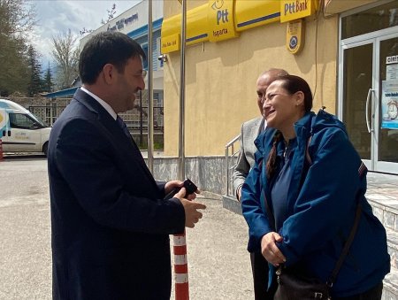 Osman Zabun'dan PTT başmüdürlüğüne ziyaret