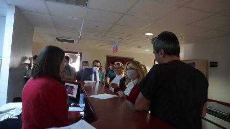Milletvekili Cesur’dan yaralı vatandaşlara ziyaret