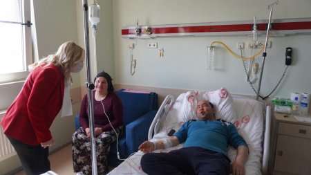 Milletvekili Cesur’dan yaralı vatandaşlara ziyaret