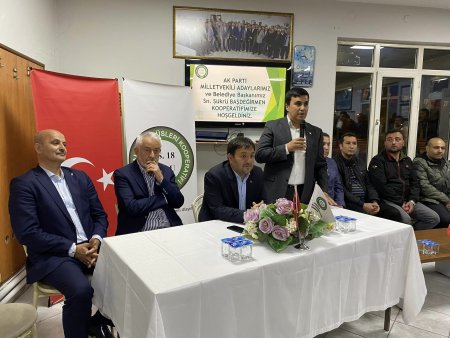 AK Parti’nin adayları şoförlerle buluştu