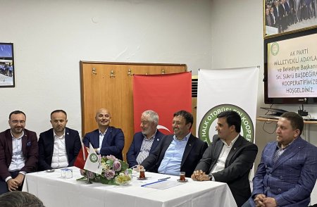 AK Parti’nin adayları şoförlerle buluştu