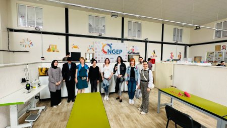 Özel öğrencileri ziyarete geldiler