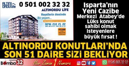 ALTINORDU KONUTLARI’NDA SON DAİRELER SİZİ BEKLİYOR