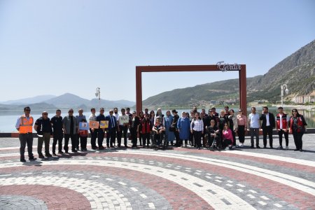 Eğirdir’in bugün özel misafirleri vardı