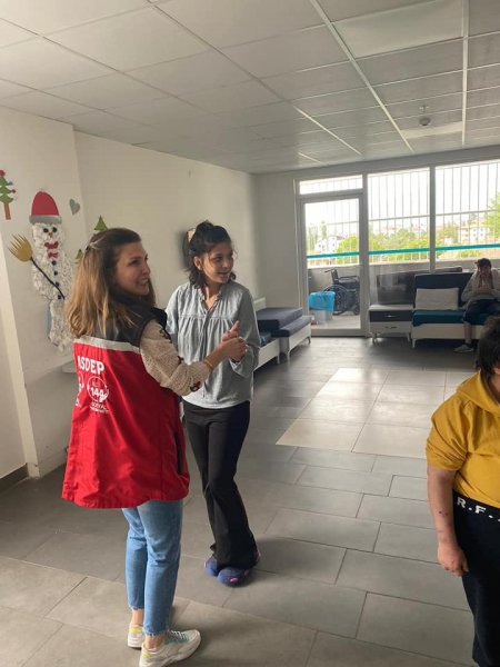 Engelli yakınlarıyla bir araya geldiler