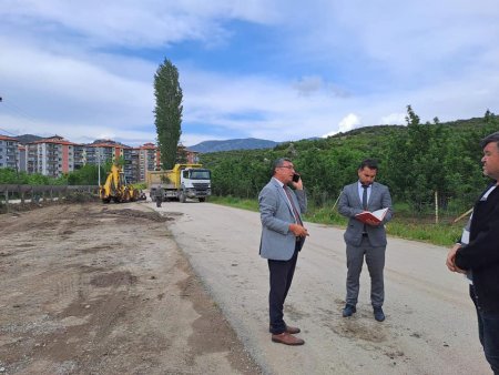 Başkan Gök saha çalışmalarını inceledi