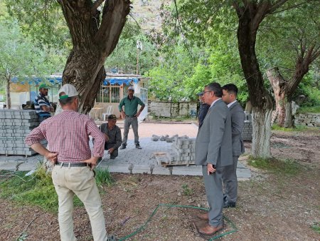 Başkan Gök saha çalışmalarını inceledi