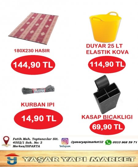 Yaşar Yapı Markette İndirim Festivalinde son hafta