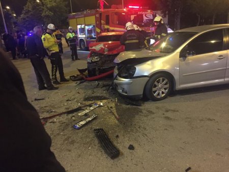 Isparta'da feci kaza