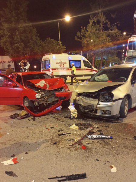 Isparta'da feci kaza