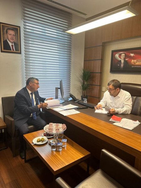 Başkan Gök'ten Osman Zabun'a ziyaret