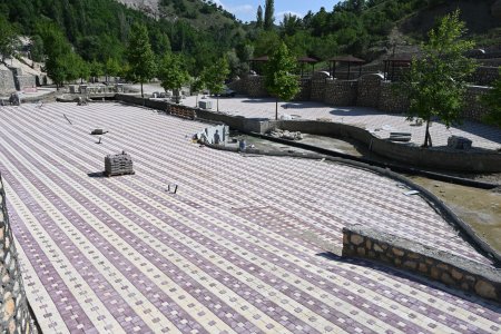 Andık Deresi’nde peyzaj çalışmaları
