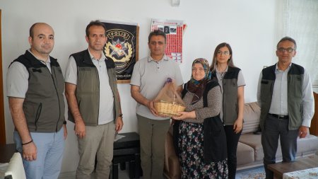 Şehit ve gazi yakınları ziyaret edildi