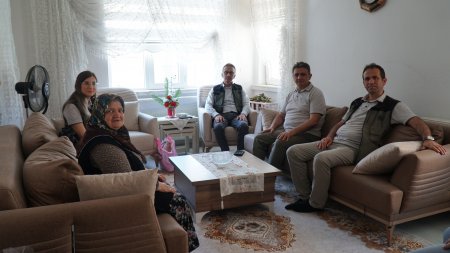 Şehit ve gazi yakınları ziyaret edildi