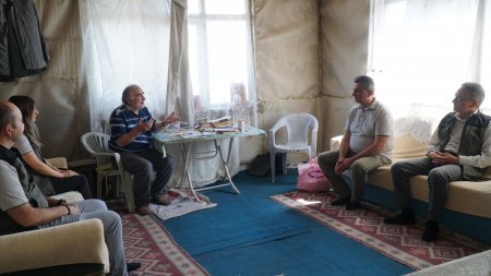 Şehit ve gazi yakınları ziyaret edildi