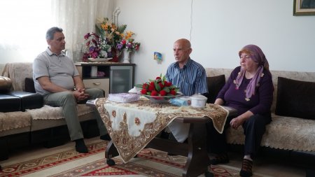 Şehit ve gazi yakınları ziyaret edildi