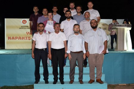 Eğirdir'de Yaz Kur'an Kursu kapanış programı düzenlendi
