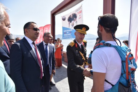 Eğirdir Gölü kıyısında 150 Km'lik zafer yolculuğu