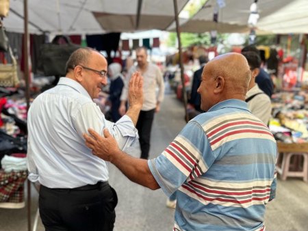 Başkan Tural, Salı Pazarı esnafıyla buluştu