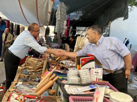Başkan Tural, Salı Pazarı esnafıyla buluştu
