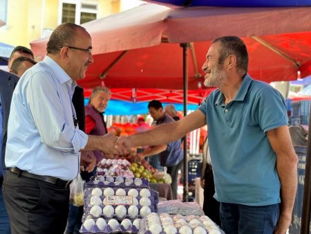 Başkan Tural, Salı Pazarı esnafıyla buluştu