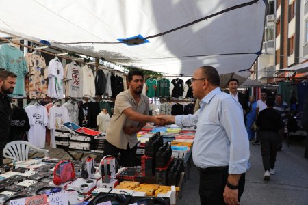 Başkan Tural, Salı Pazarı esnafıyla buluştu